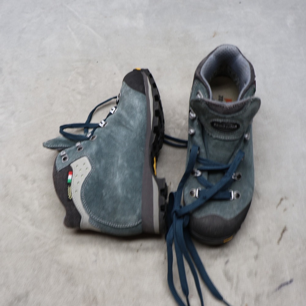 Zamberlan Womens 6 Hiking Boots Blue Trackmaster GTX Suede Waterproof Trekking